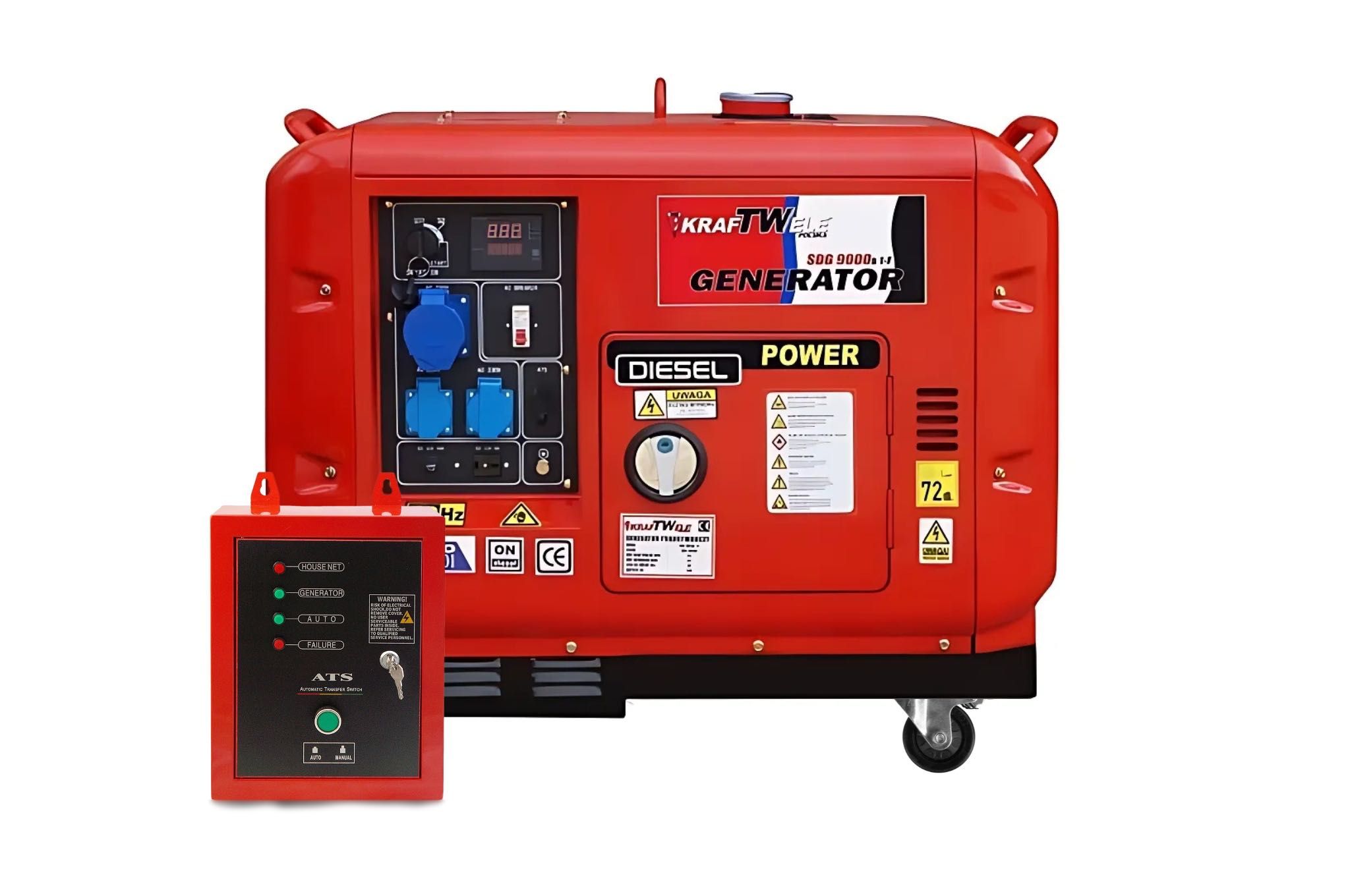 GENERATOR Agregat Prądotwórczy DIESEL 9.0 KVA 1-Faza- PROMOCJA TaxFREE