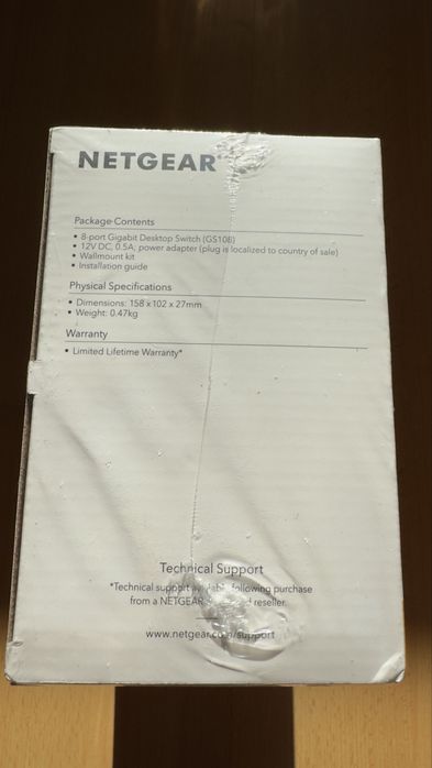 Switch 8-port Gigabit Netgear Business GS108