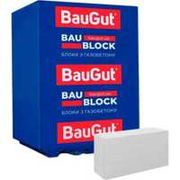 Газобетонний блок BauGut 600x200x100 мм D-500 гладкий
