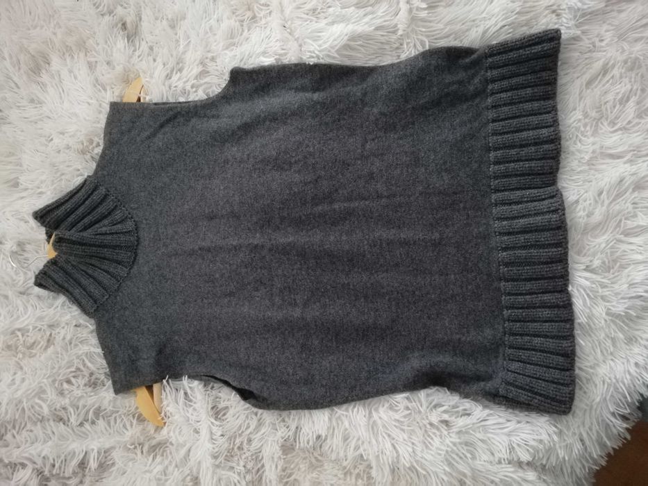 bezrękawnik Miu Miu S M 36 38 golf Miu Miu wełna kaszmir jedwab