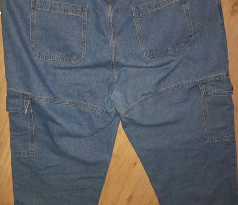 Jeansy bojowki pas 120 cm unisex