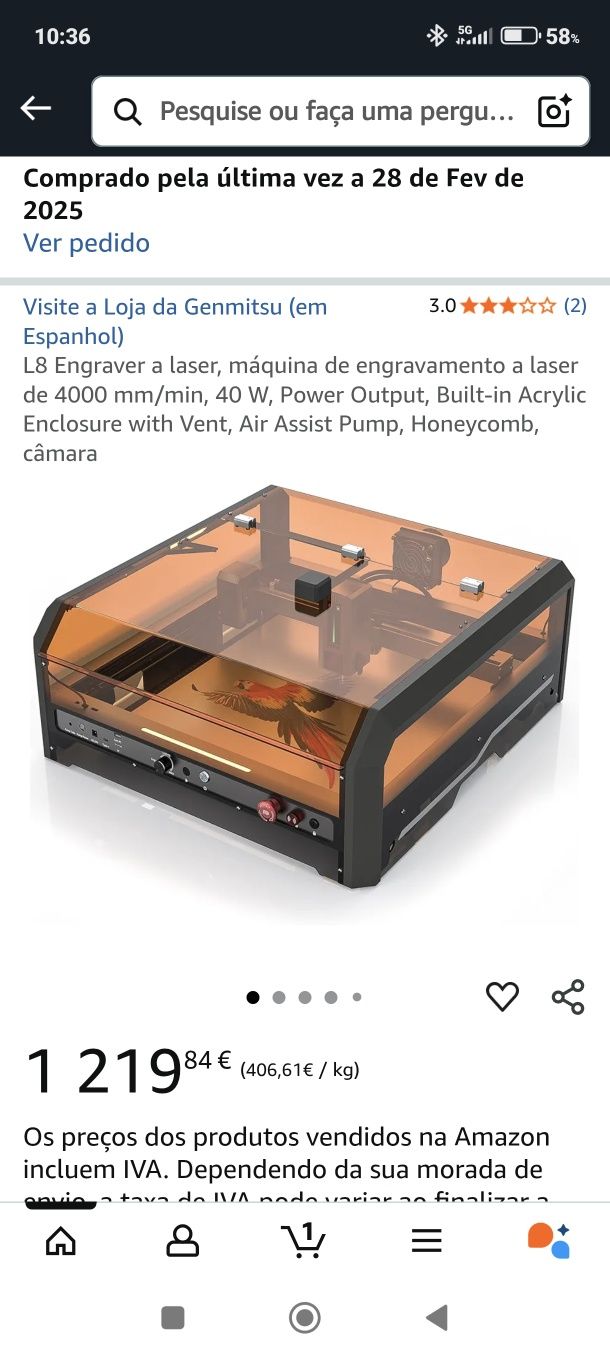 Laser engraver 40w