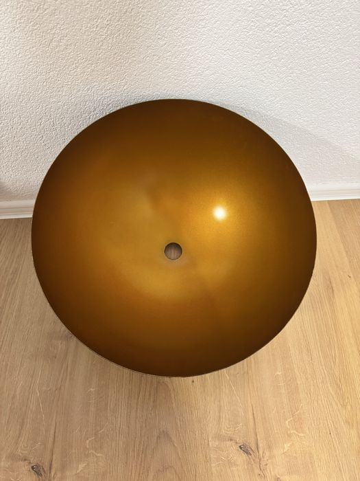 Klosz od lampy czarno-złoty