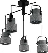 Nowa lampa sufitowa Eglo Hilcott metalowa loftowa