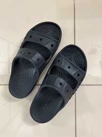 Crocs czarne klapki jak nowe 38/39