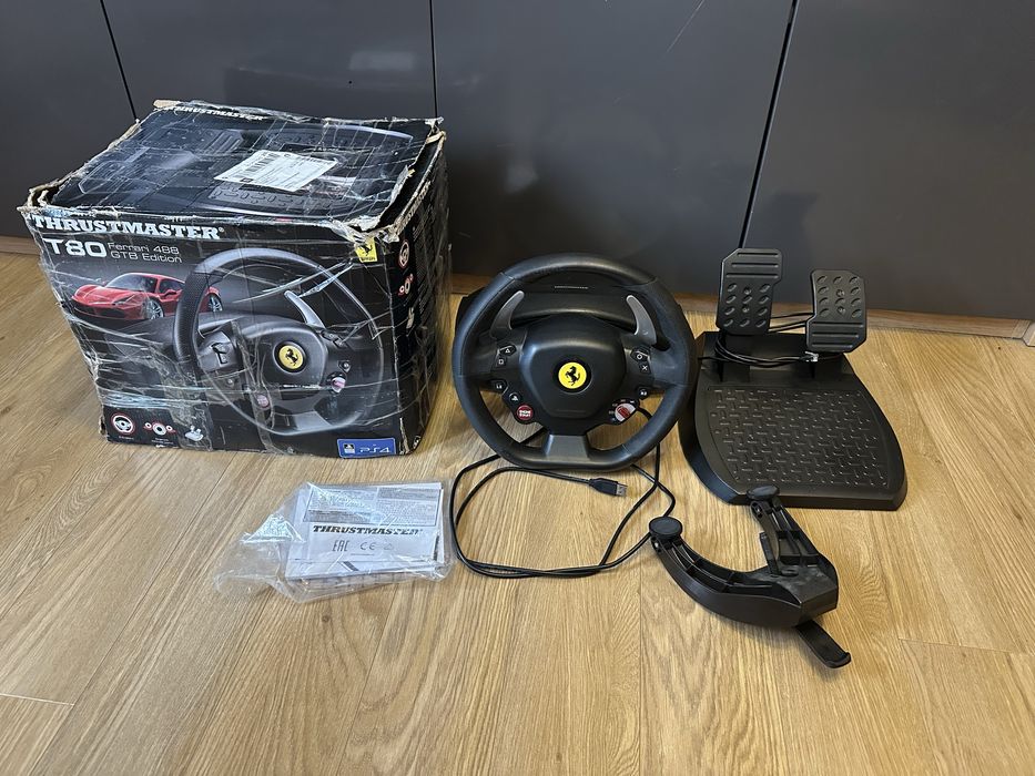 Игровий руль Thrustmaster Ferrari 458 для PC/PS 4 (logitech)