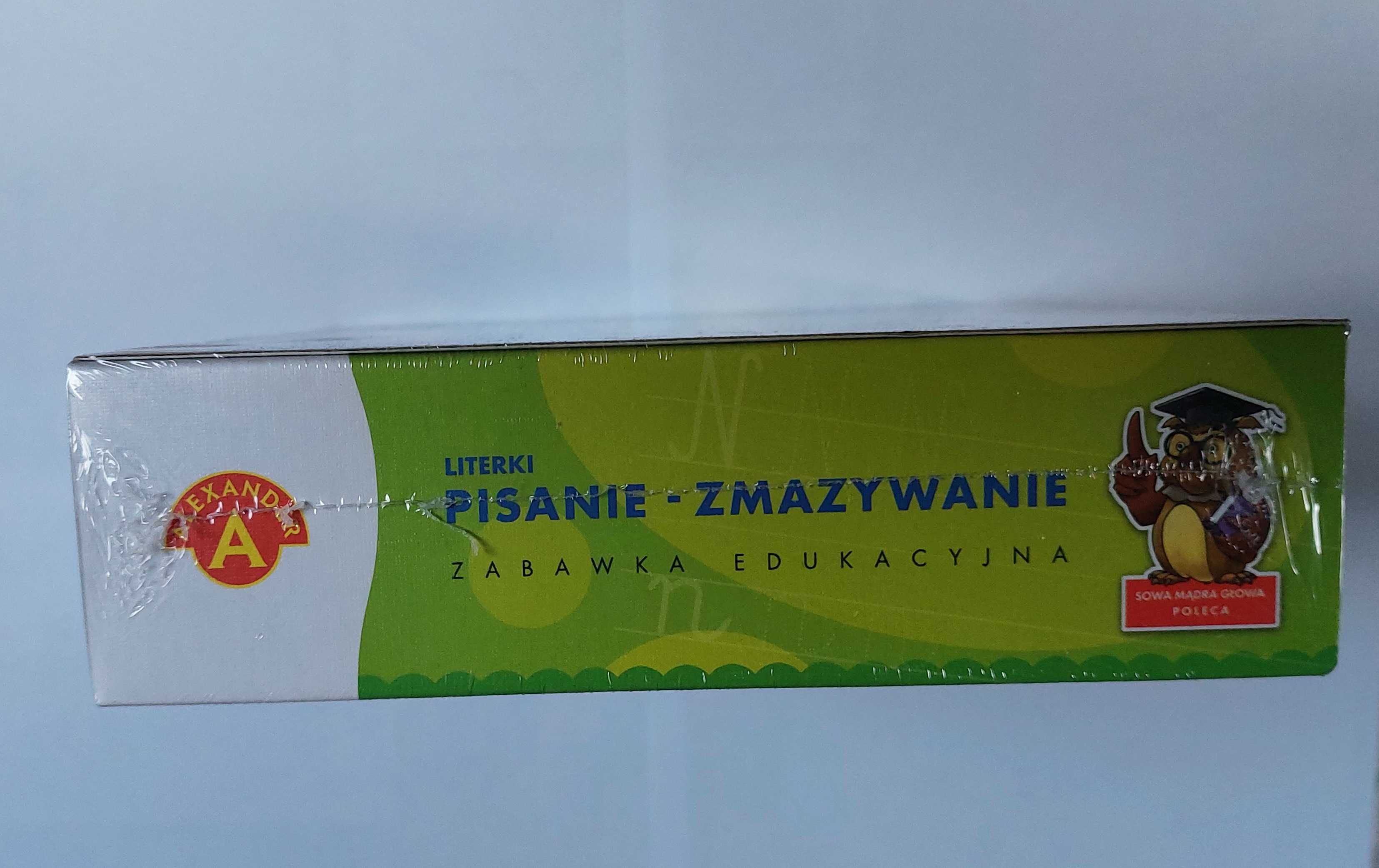 Nowe Literki pisanie-zmazywanie Sowa mądra głowa poleca