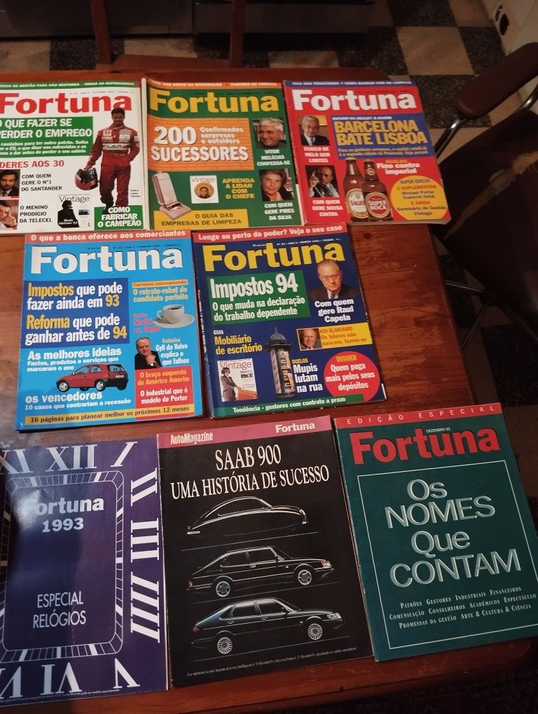 Revista Fortuna anos 92/93/94