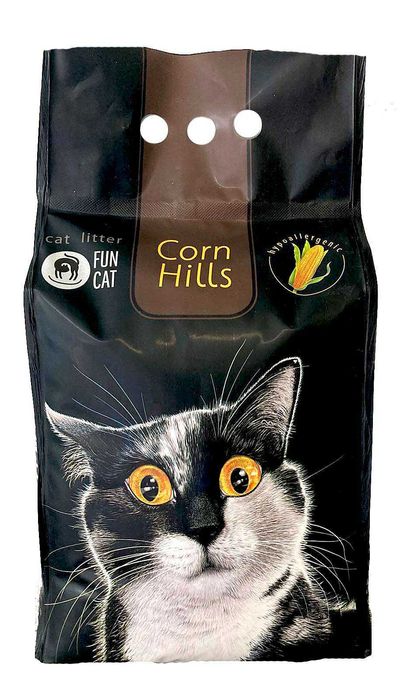 Наповнювач для котячого туалету Fun Cat Corn Hills гіпоалергенний