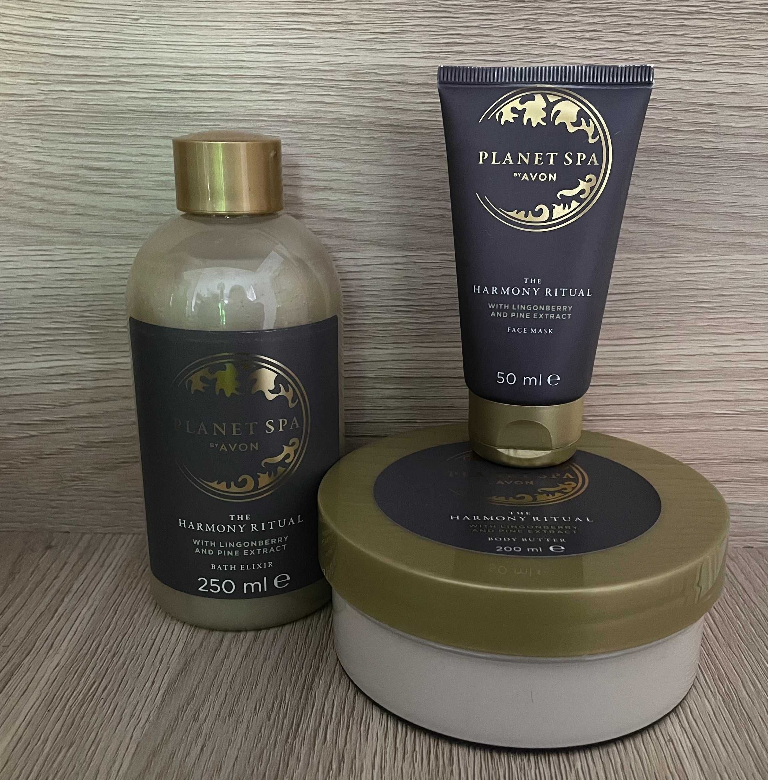 Zestaw Avon Planet Spa Harmony Ritual maseczka masło do ciała do kąpie