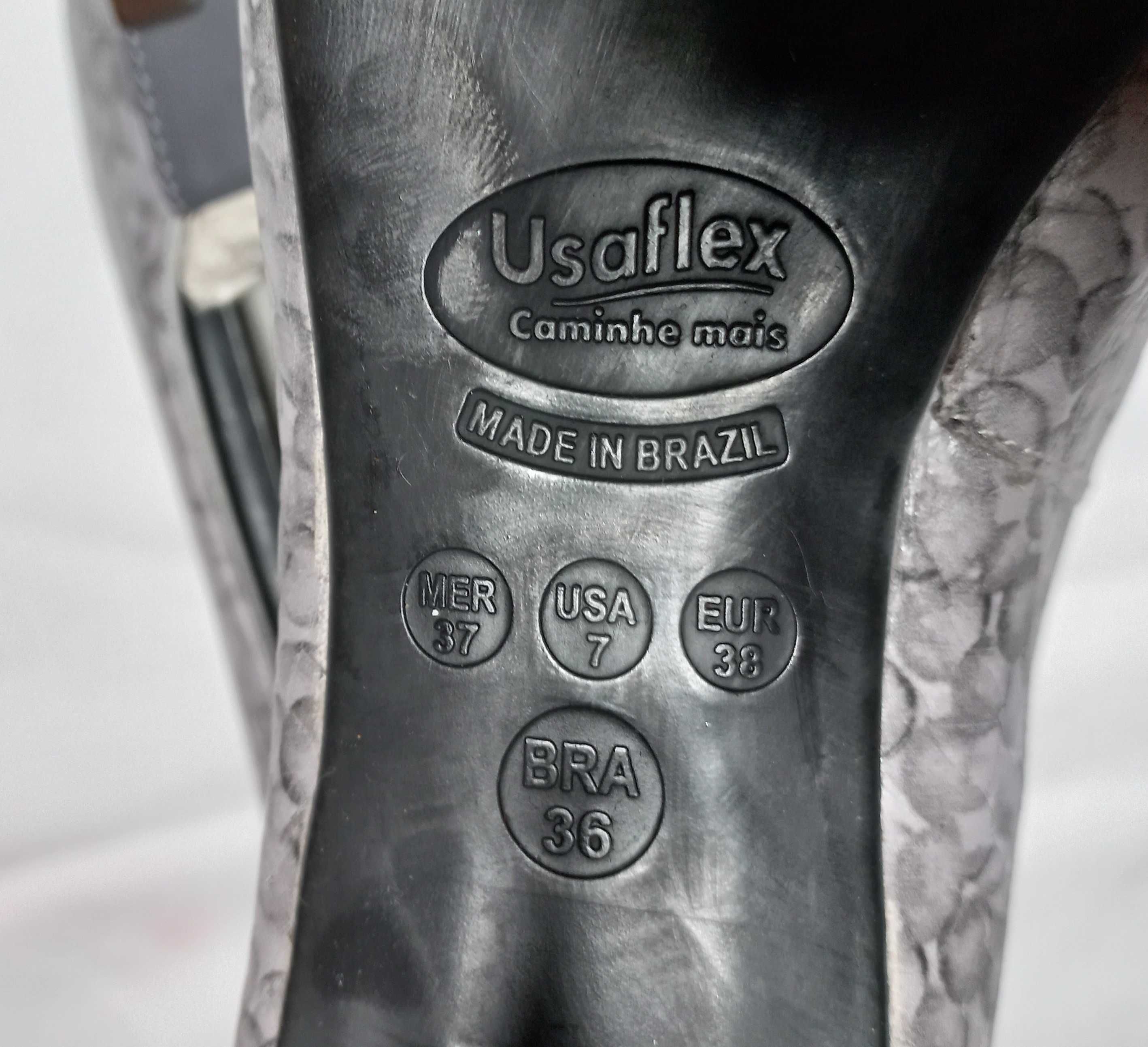 Sapatos de salto Usaflex cinzentos/cinza - como novos