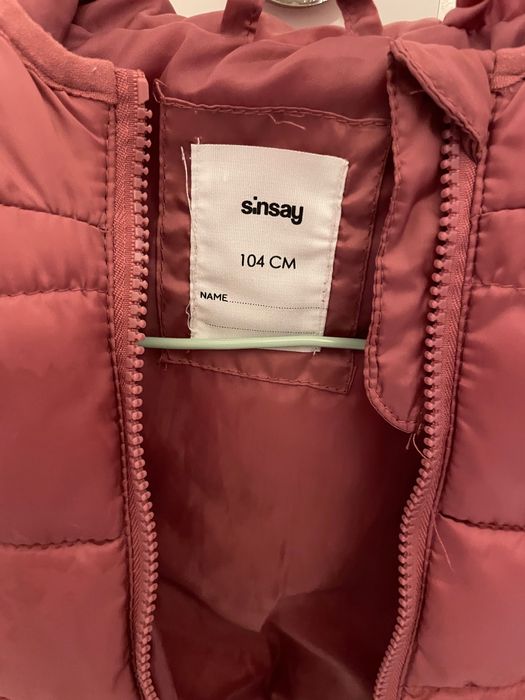 Kurtka Sinsay przejściowa 104 stan bardzo dobry