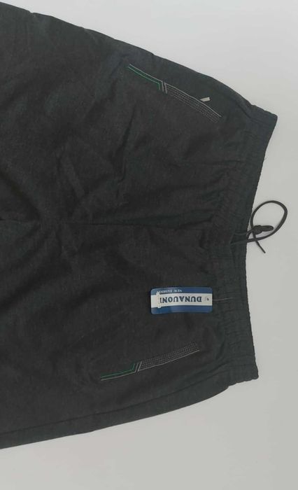 Spodenki męskie dresowe bawełna Dunauone Y-6678 z kieszeniami roz. 4XL