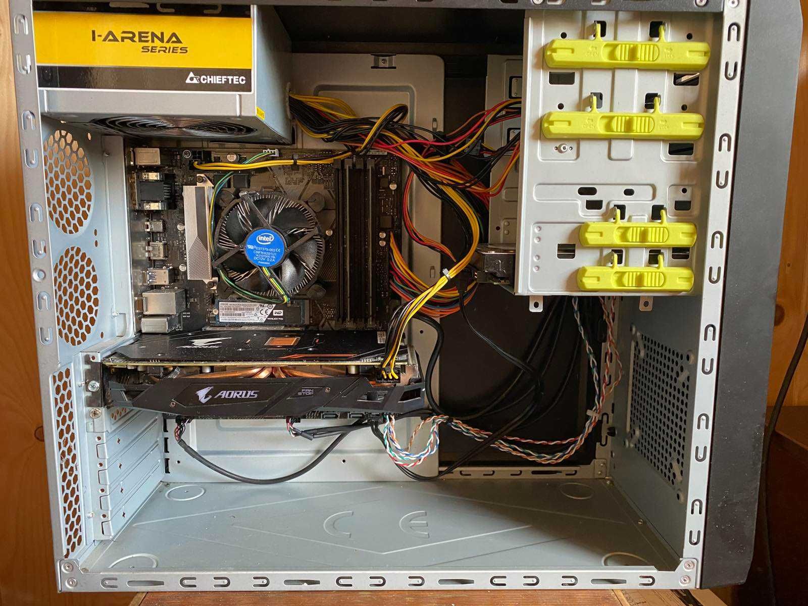 игровой ПК (Core-i3 9100f, 16Gb DDR4, RX 570 4Gb, 256Gb nvme, 450Watt)