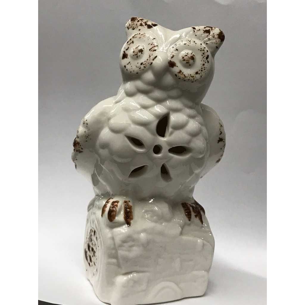 figurka sowa ptak sówka ceramiczna na prezent dekoracja