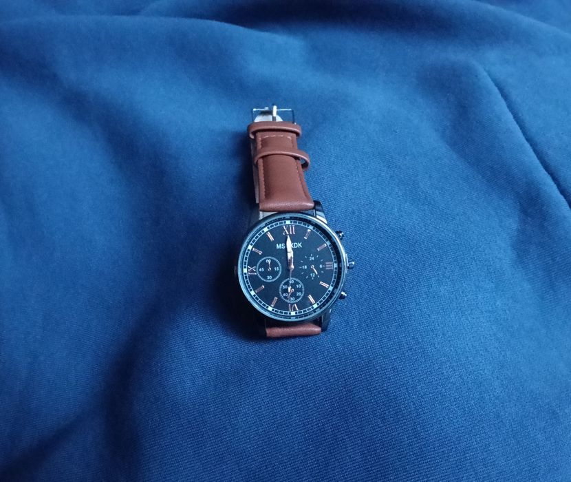 Zegarek Męski Brązowy Nowy