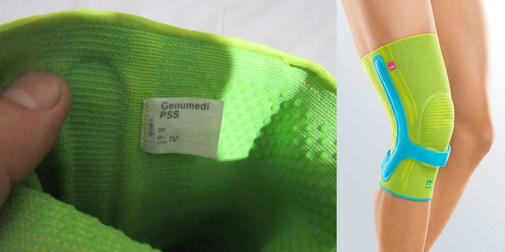 Medi Genumedi PSS, Bauerfeind GenuTrain P3 и Bort для колен