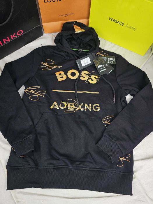 Bluza męska kaptur Boxing hugo Boss logowane limitowana OUTLET