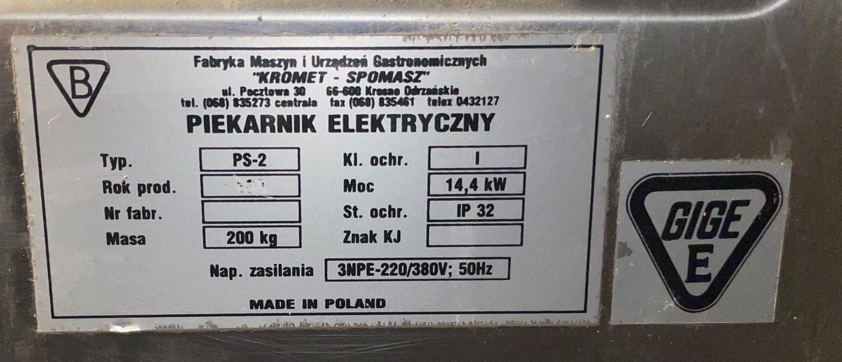 Piekarnik elektryczny