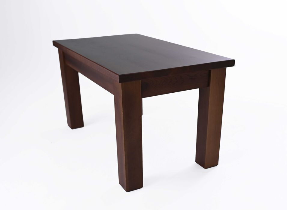 Stolik Kawowy DREWNIANY DĘBOWY Lakierowany kolor ORZECH