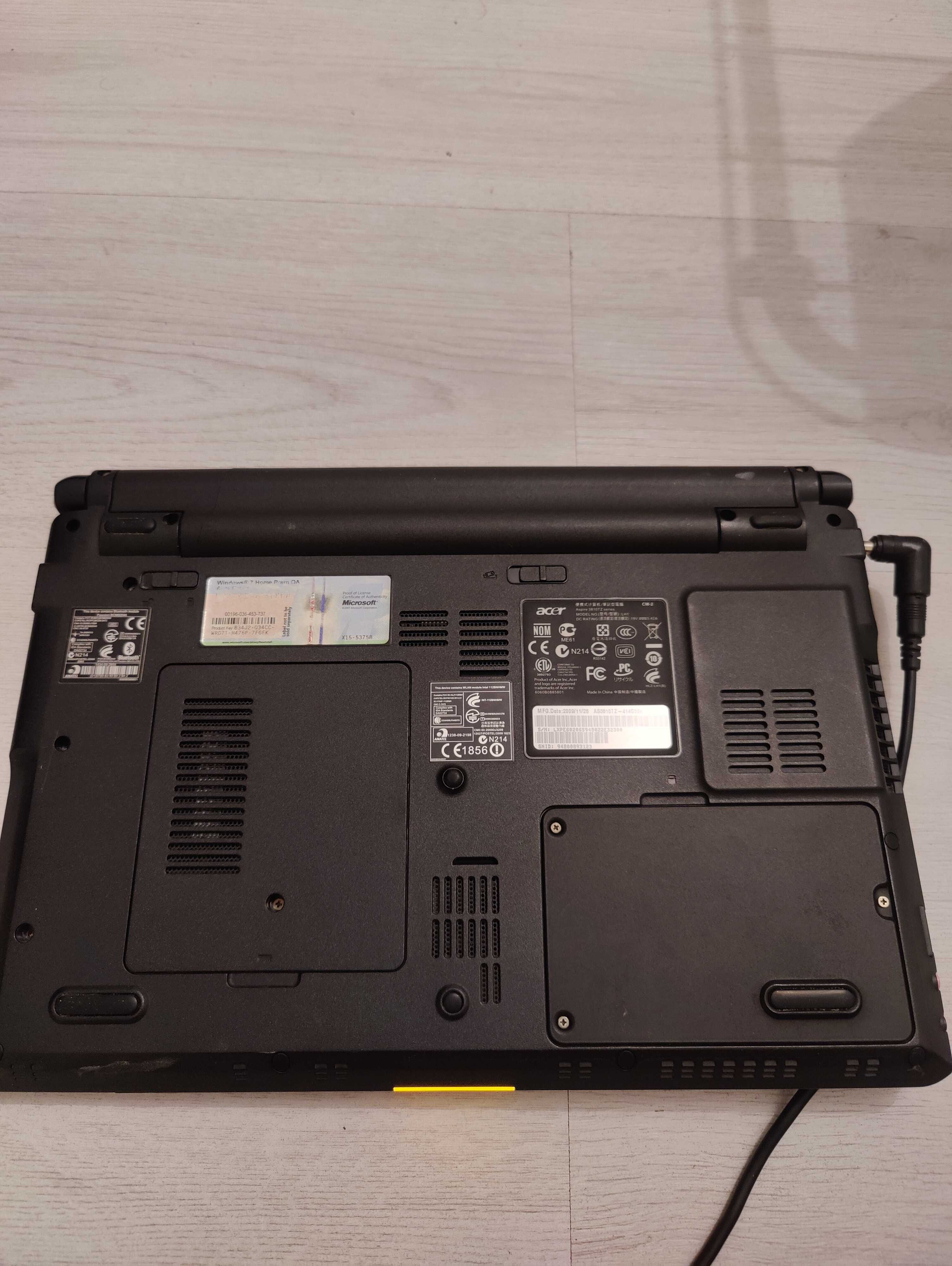 Acer 3810 без зарядки