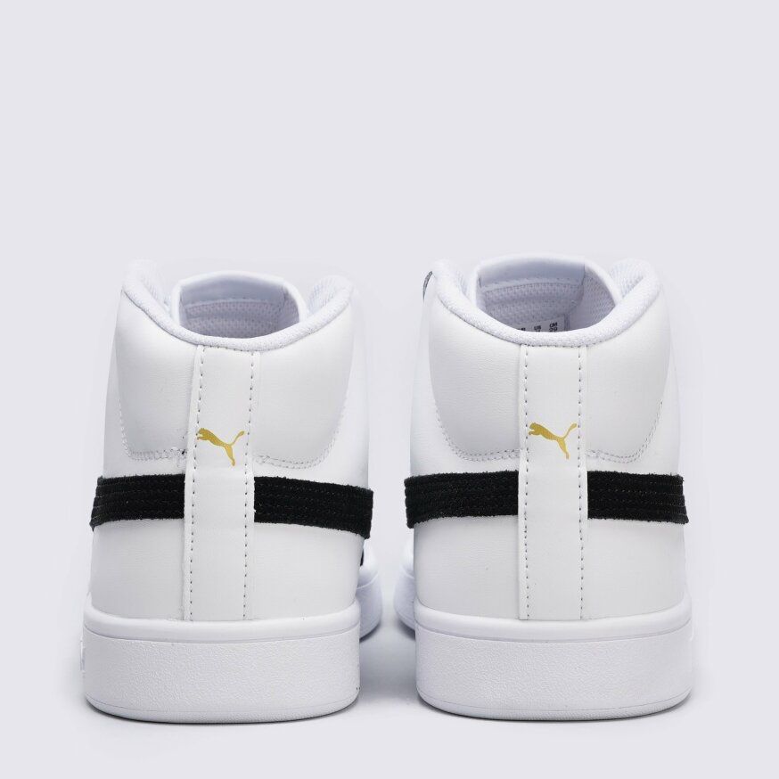 Кросівки ОРИГІНАЛ кеди жіночі Puma Smash V2 Mid white black