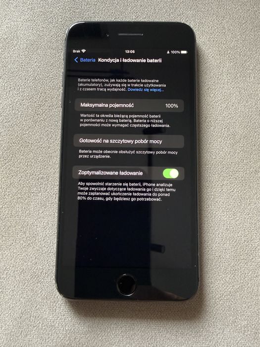 Iphone 8 Plus Black 100% bateria