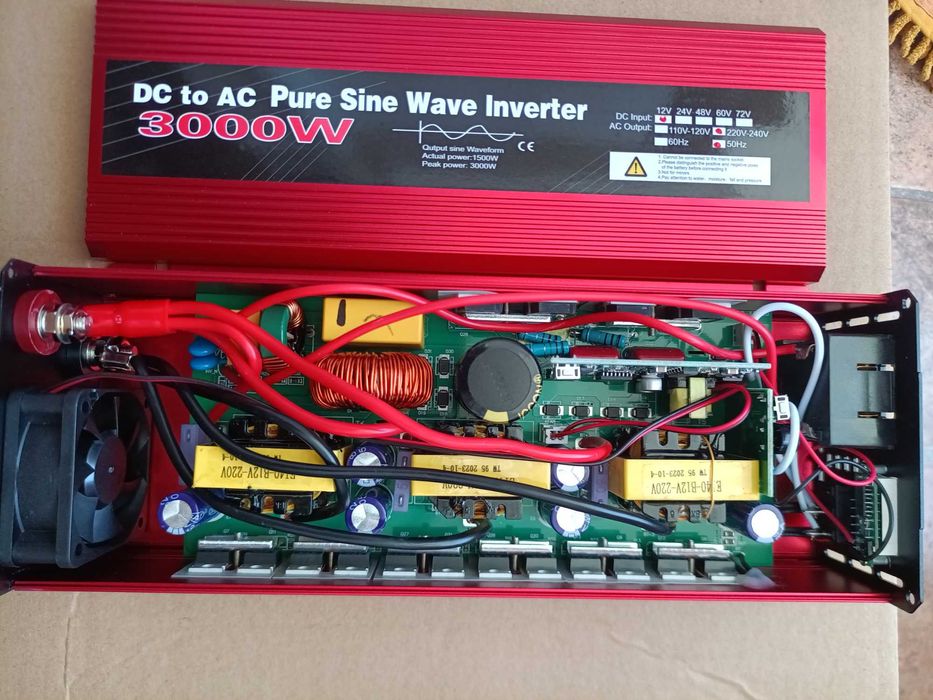 Вигідний Інвертор 12в 1600 2000 3000Вт чистий синус Преобразователь