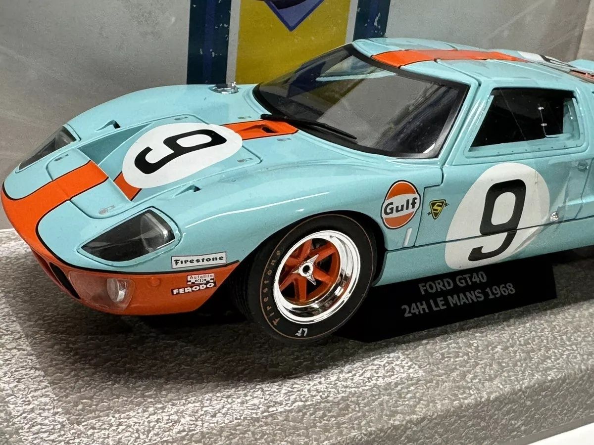Ford GT40 Gulf #9 escala 1:18