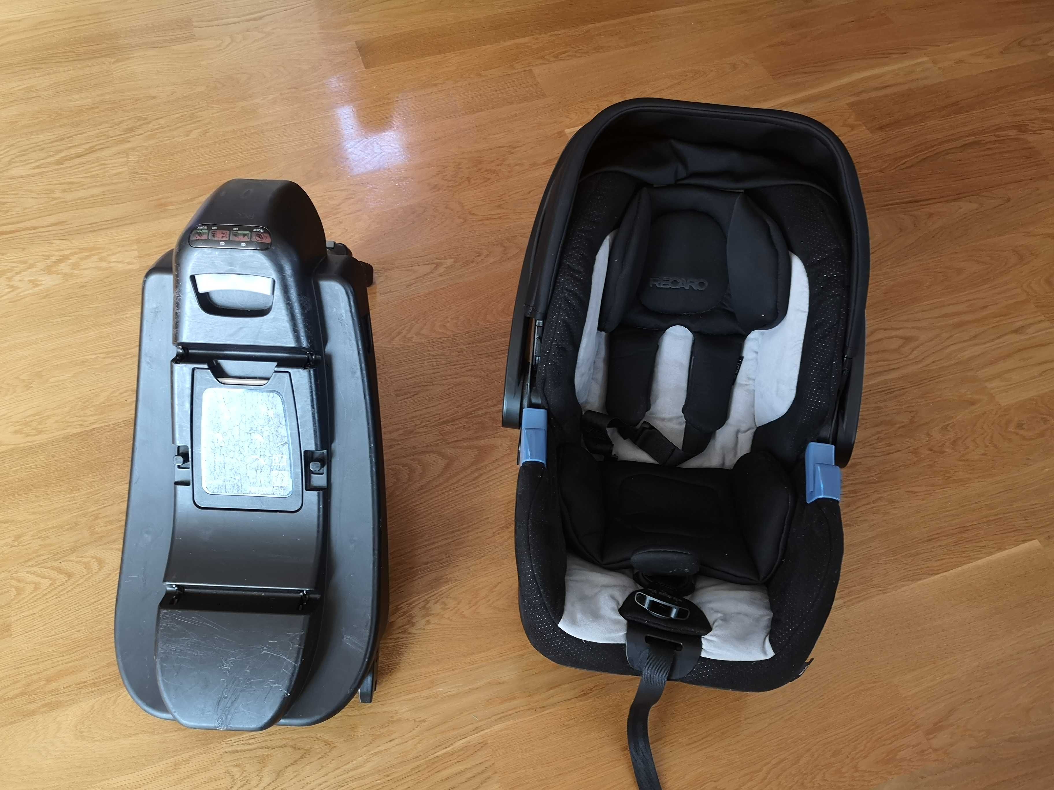 Fotelik nosidełko Recaro Hero + baza isofix