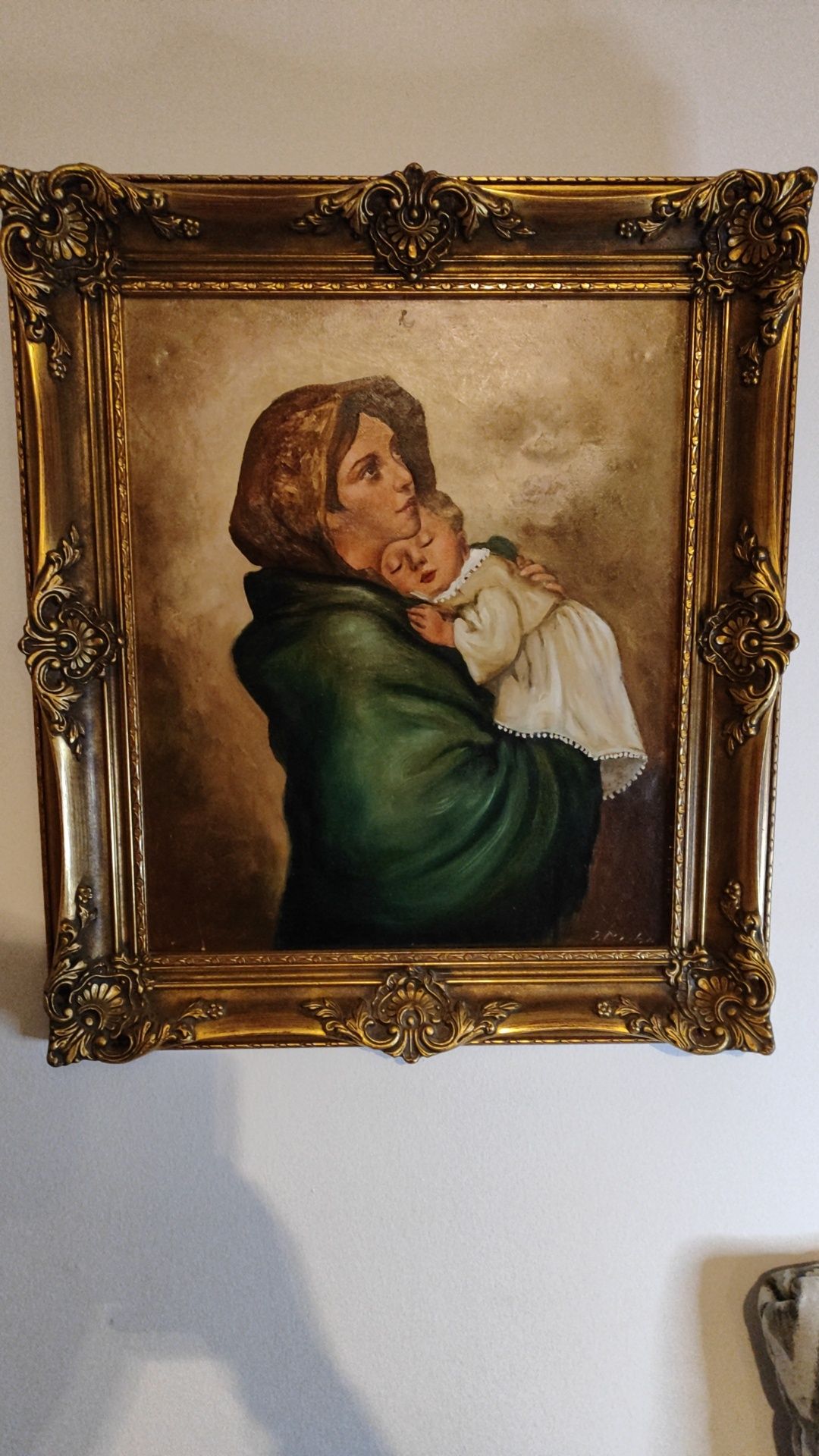Obraz olejny 78/68/7 Matka Boża CYGAŃSKA  Micha J.