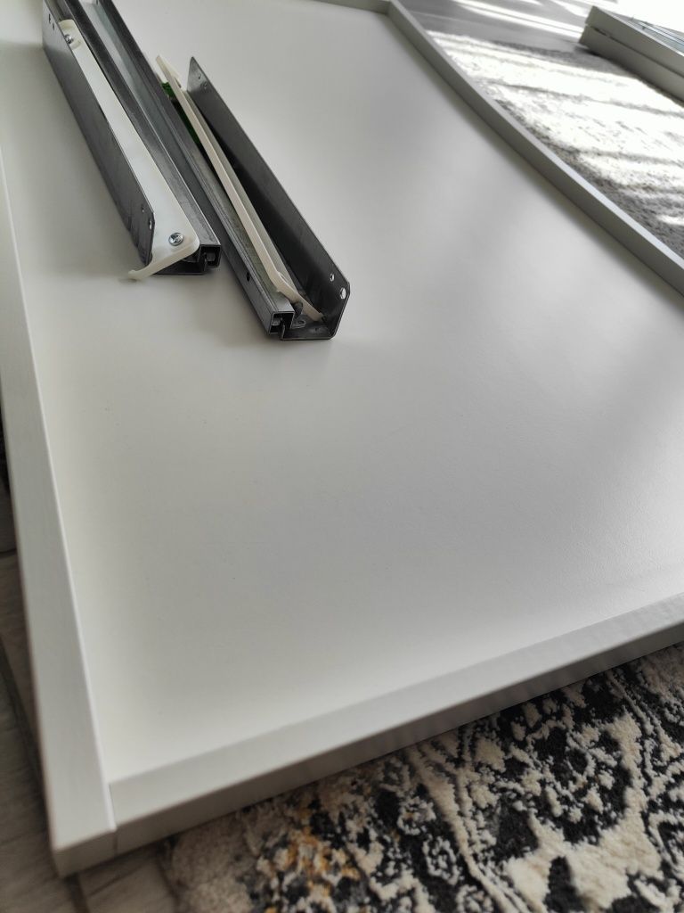 Wysuwana taca, biały, 100x58 cm, Komplement, ikea