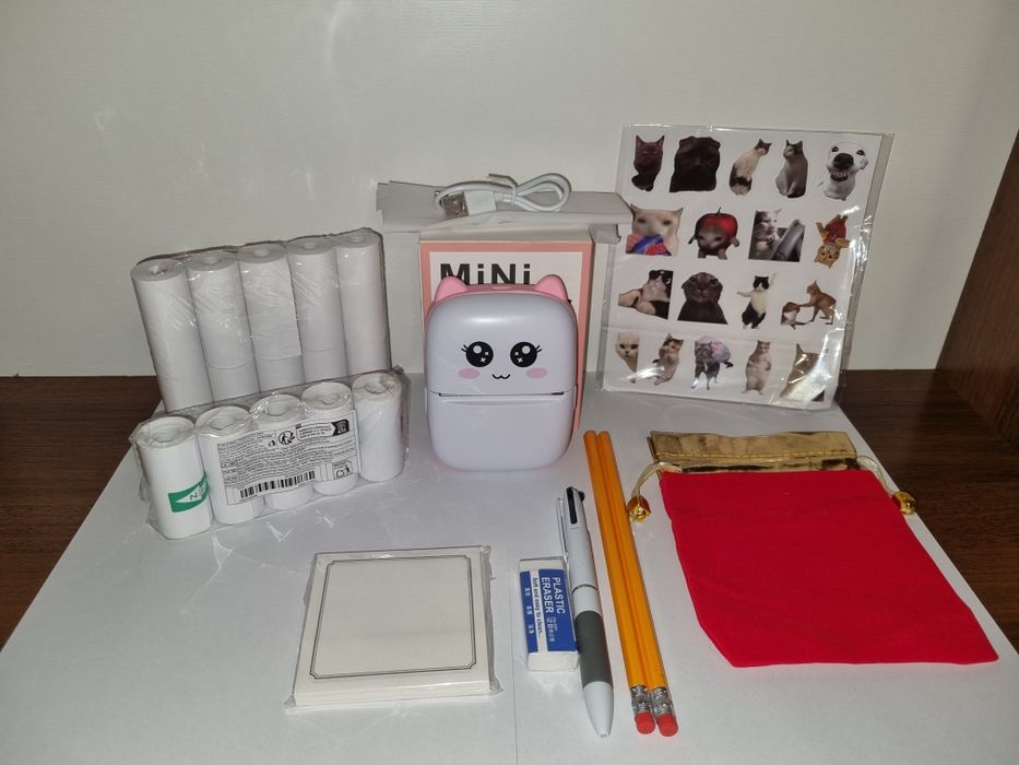 Міні термопринтер Великий подарунковий набір