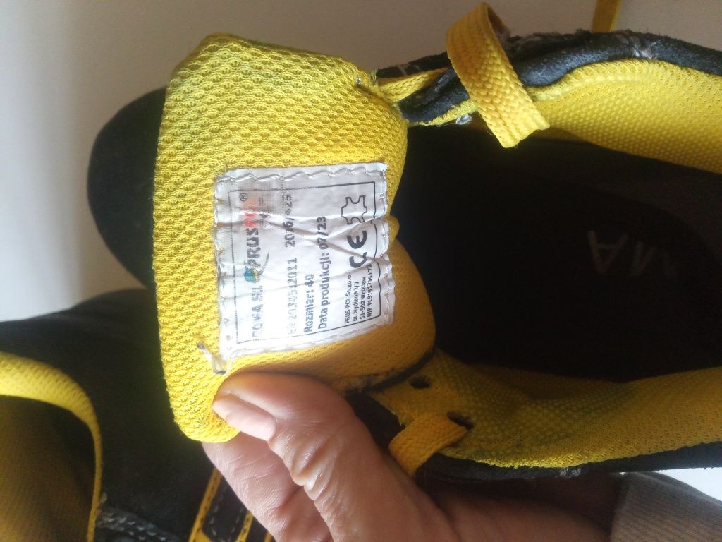 Obuwie robocze zamszowe Roma S1, unisex, podnosek,.rozmiar 40