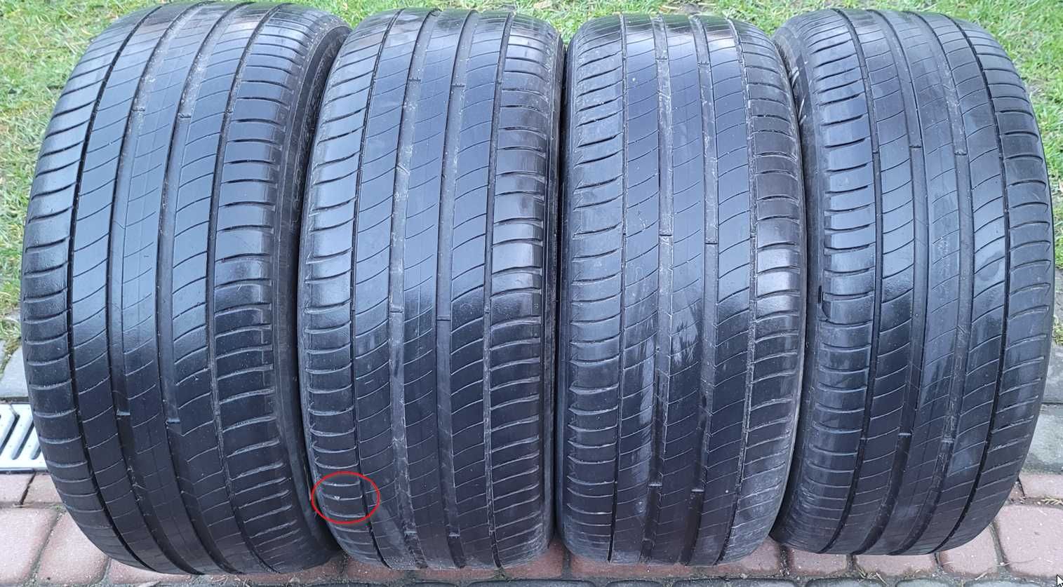 245/45R18 100W Michelin Primacy 3, komplet opon na lato, bieżnik 5mm