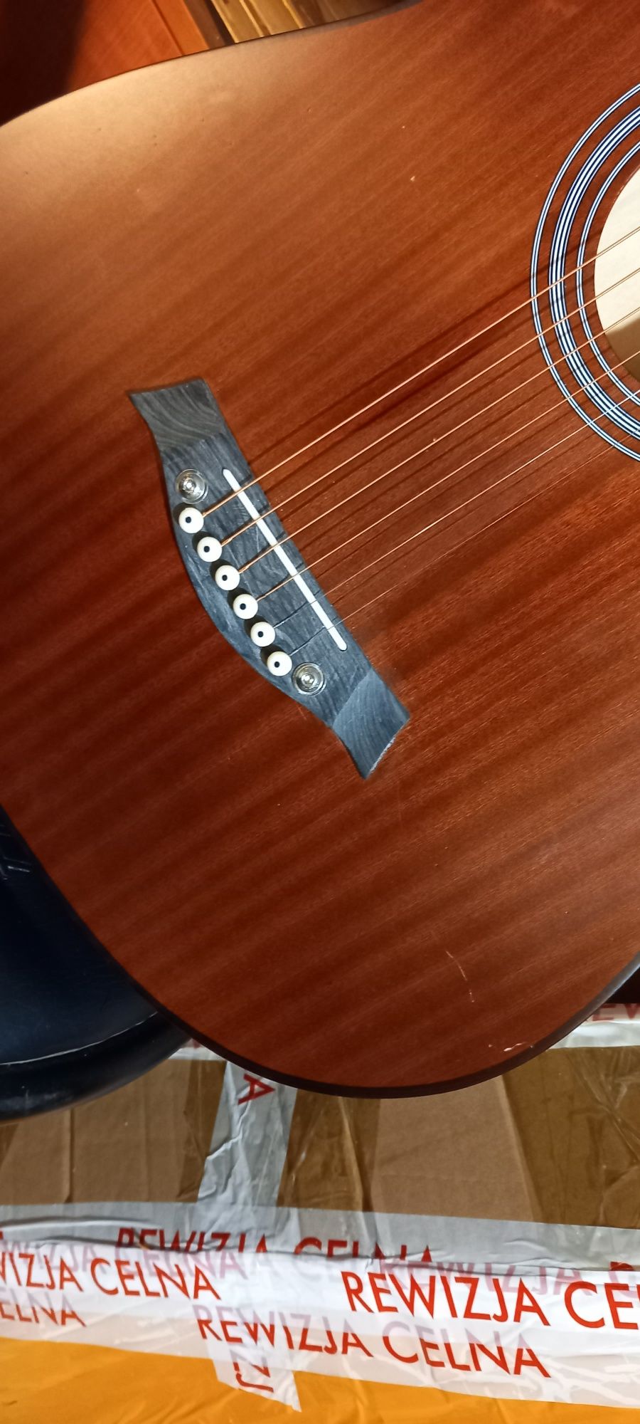 Gitara akustyczna pokrowiec, 3/4 tuner