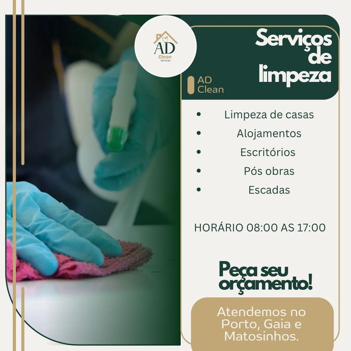 Limpezas Profissionais • Alojamentos • Casas • Escritórios