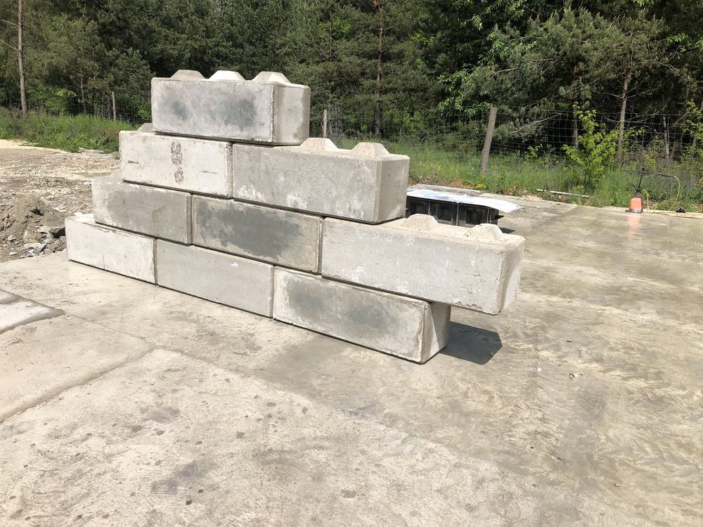 Blok betonowy LEGO 40 mur  ściana oporowa