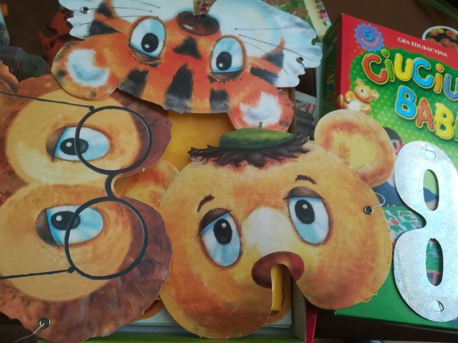 Gry i puzzle CICHCIA TOMEK i niektóre jak nowe.