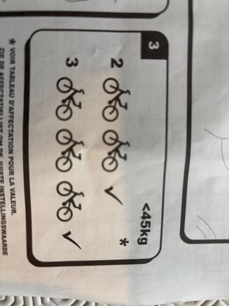 Suporte de carro p/ Bicicletas Norauto Norbike 3 para até 3 Bicicletas