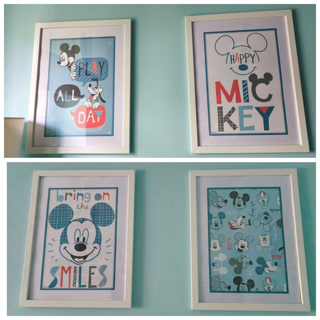 Meble do pokoju chłopca Mickey Mouse + gratis łóżko