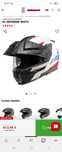 Capacete modular Schubert E2 Defender com intercomunicador Sc2