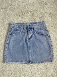 Spódniczka spódnica krótka mini dżinsowa jeansowa rozmiar M 38