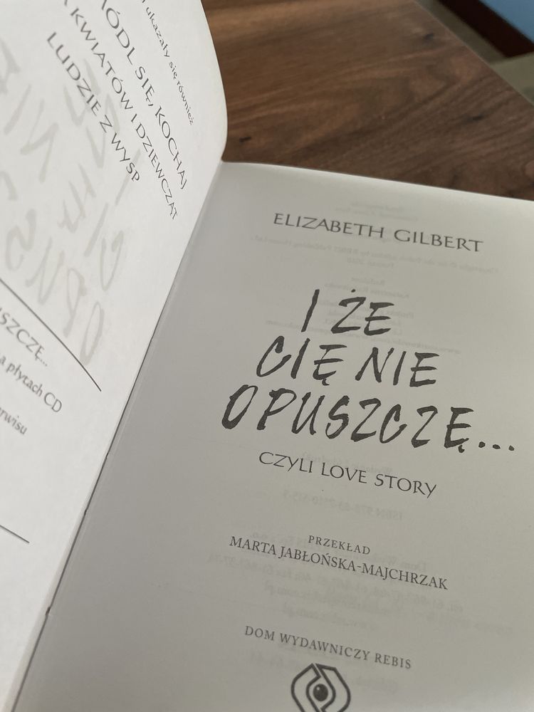 Książka „ I że Cię nie opuszczę … czyli Love Story