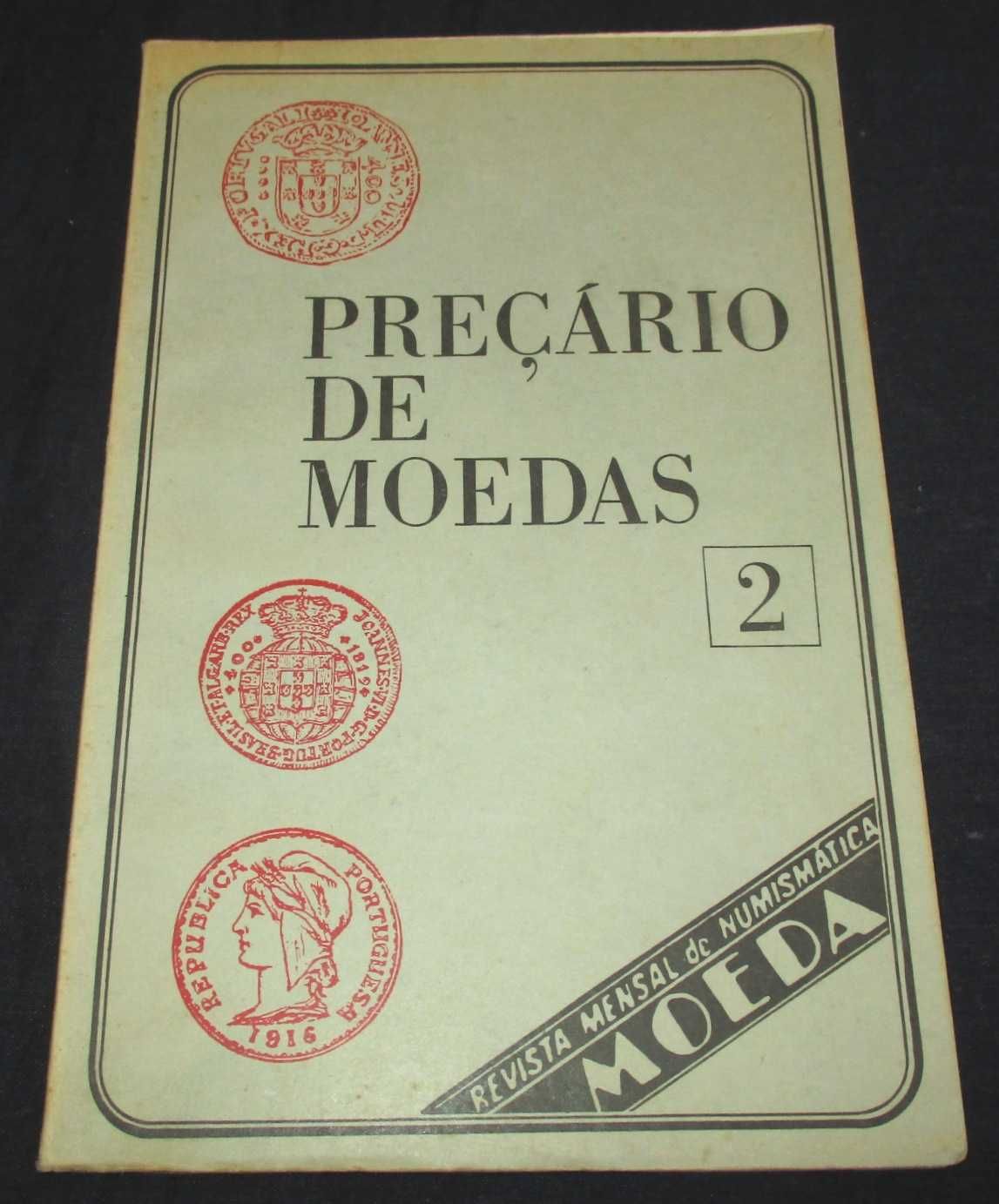 Livro Preçário de Moedas Revista Moeda 1974