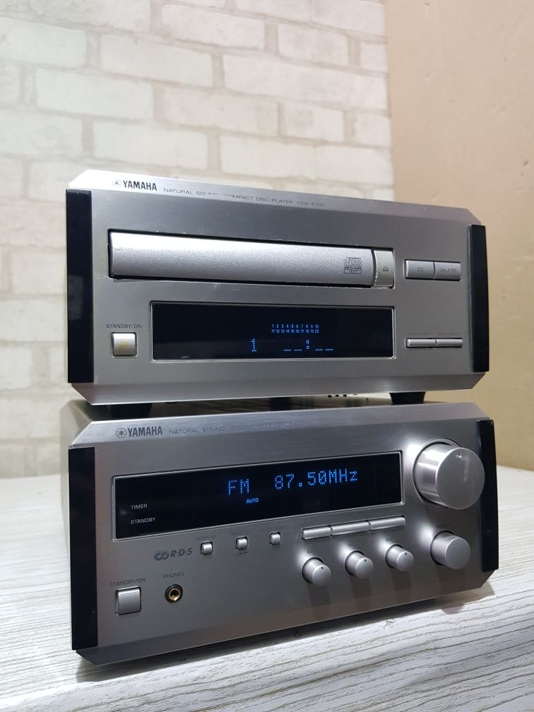 FM/AM Стерео ресивер/підсилювач/CD  Yamaha RX-E100/CDX E 100, 2*60