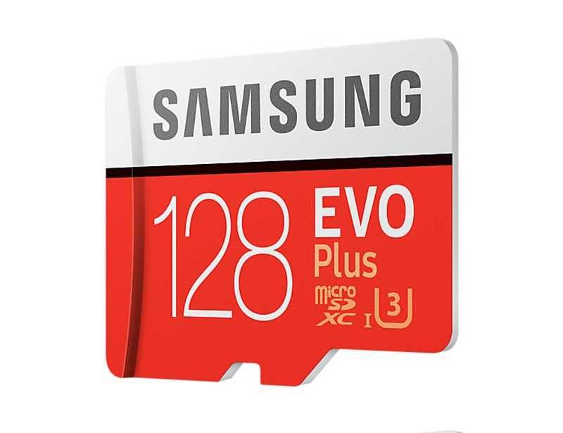 Карта пам'яті microSD Samsung EVO Plus XC 128 ГБ UHS-I Class 10 (U3)