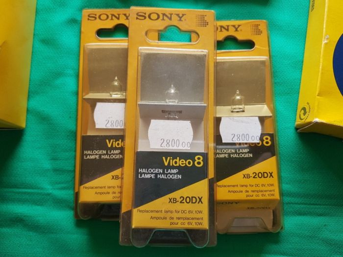 Lote Sony Vintage - Vídeo 8 - Novo na caixa