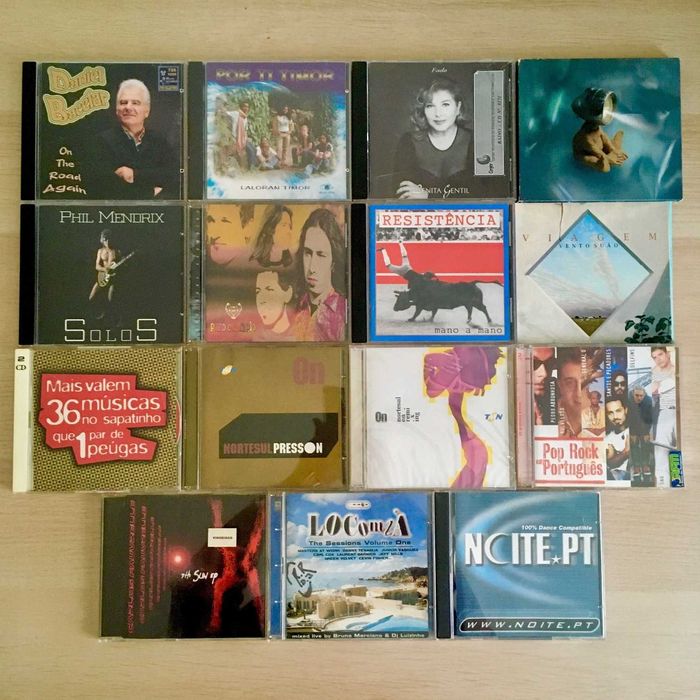 CDs vários artistas - rock pop jazz soul rnb hip hop portuguesa