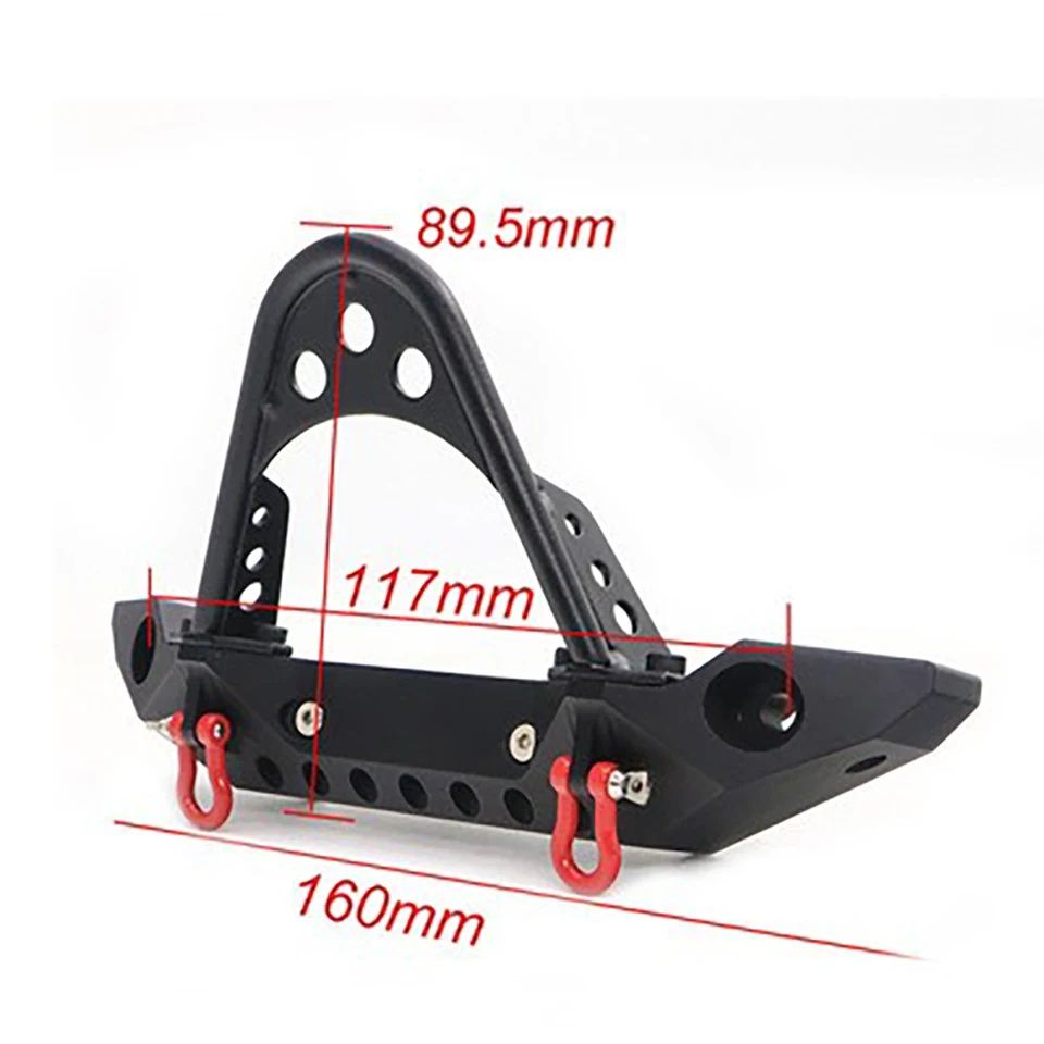 Metalowy przedni zderzak do modelu rc 1:10 TRX SCX AMEWI REELY FMS HPI